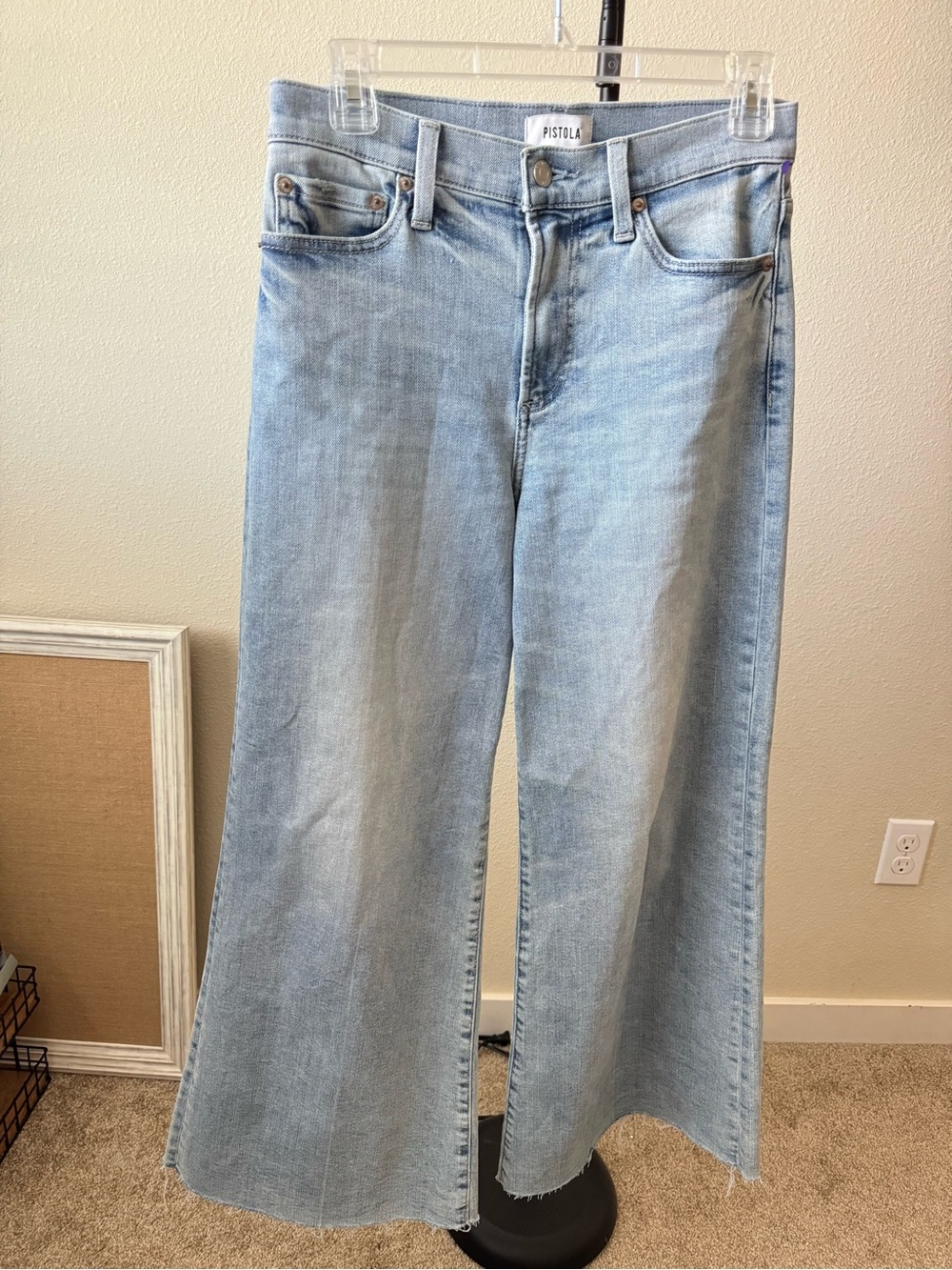 PISTOLA Light Blue Wide-Leg Jeans - Picture 2 of 5